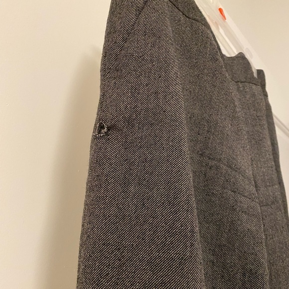 RW&CO Wool 2 Piece Pant Suit Grey Size 6 Waist Jacket Slacks Straight Leg - Picture 10 of 10